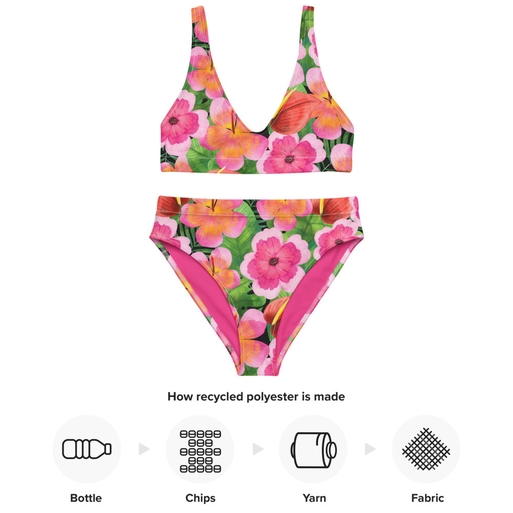 Esdushi Surf clothing - Surf Bikini Top - Bonita Botánica - - 