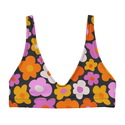 Esdushi Surf clothing - Surf Bikini Top - Botanical Bloom - - 