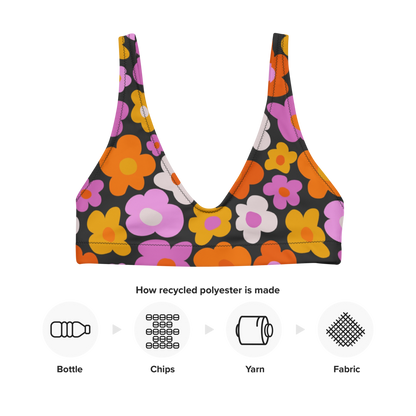 Esdushi Surf clothing - Surf Bikini Top - Botanical Bloom - - 