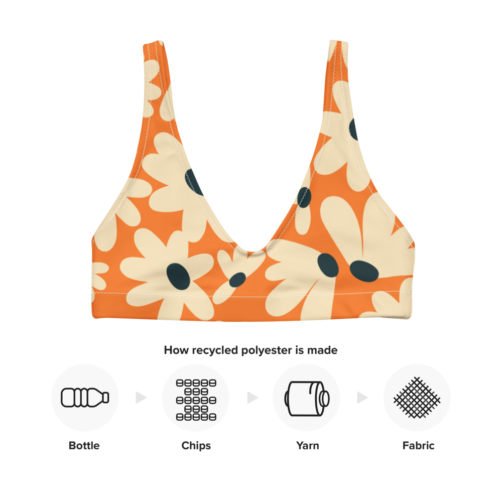 Esdushi Surf clothing - Surf Bikini Top - Daisy Dream - - 