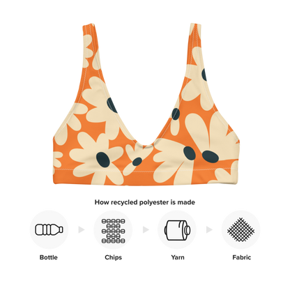 Esdushi Surf clothing - Surf Bikini Top - Daisy Dream - - 