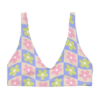 Esdushi Surf clothing - Surf Bikini Top - Groovy Gardenia - - 