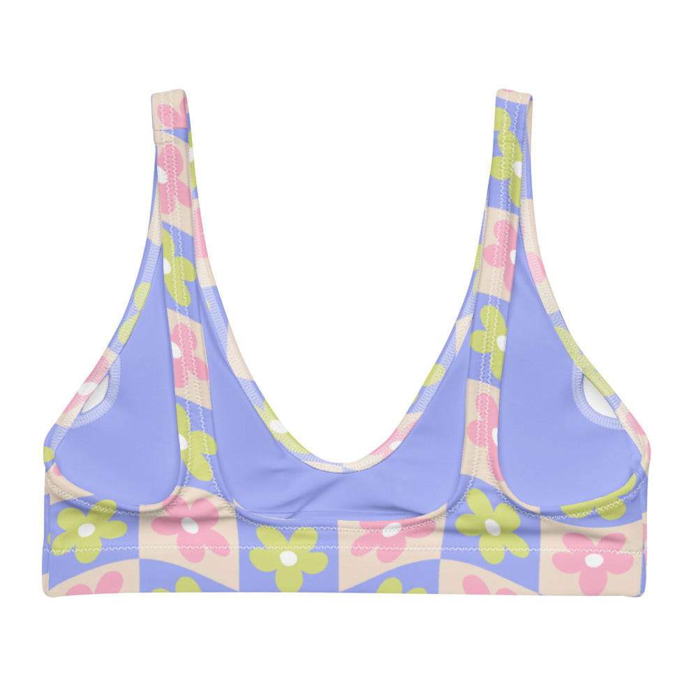 Esdushi Surf clothing - Surf Bikini Top - Groovy Gardenia - - 