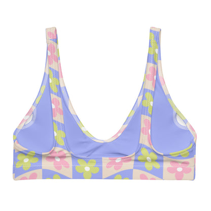 Esdushi Surf clothing - Surf Bikini Top - Groovy Gardenia - - 