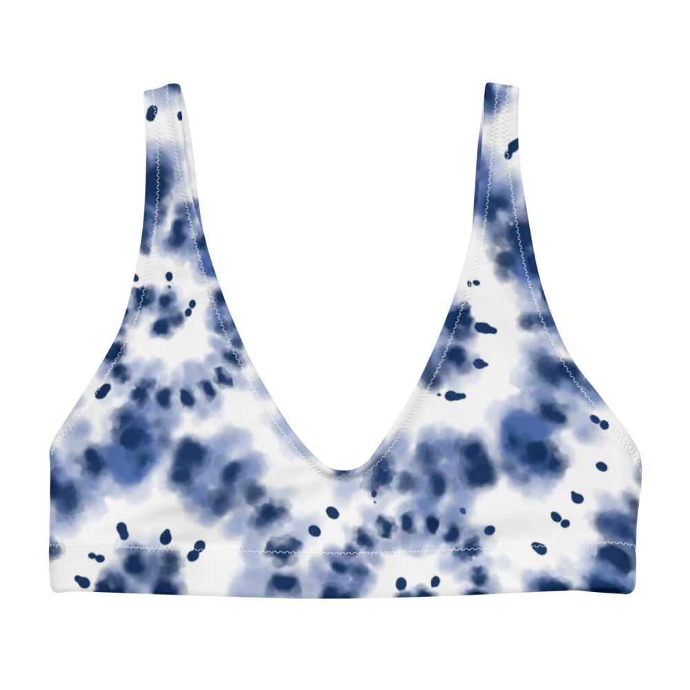 Esdushi Surf clothing - Surf Bikini Top - Ocean Swirl - - 