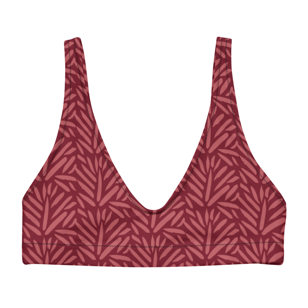 Esdushi Surf clothing - Surf Bikini Top - Palm Passion - - 