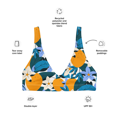 Esdushi Surf clothing - Surf Bikini Top - Playa Mango - - 