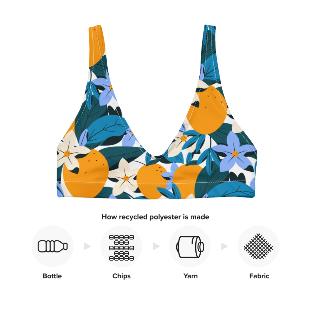 Esdushi Surf clothing - Surf Bikini Top - Playa Mango - - 
