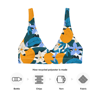 Esdushi Surf clothing - Surf Bikini Top - Playa Mango - - 