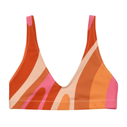 Esdushi Surf clothing - Surf Bikini Top - Radiant Retro - - 