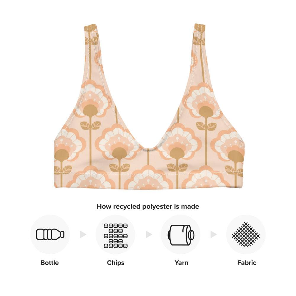 Esdushi Surf clothing - Surf Bikini Top - Sandy Shells - - 