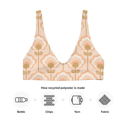 Esdushi Surf clothing - Surf Bikini Top - Sandy Shells - - 