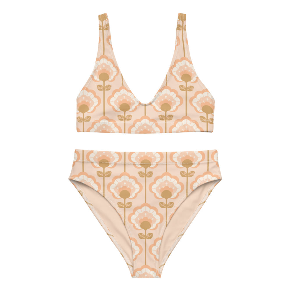 Esdushi Surf clothing - Surf Bikini Top - Sandy Shells - XS - 