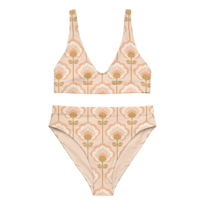 Esdushi Surf clothing - Surf Bikini Top - Sandy Shells - XS - 