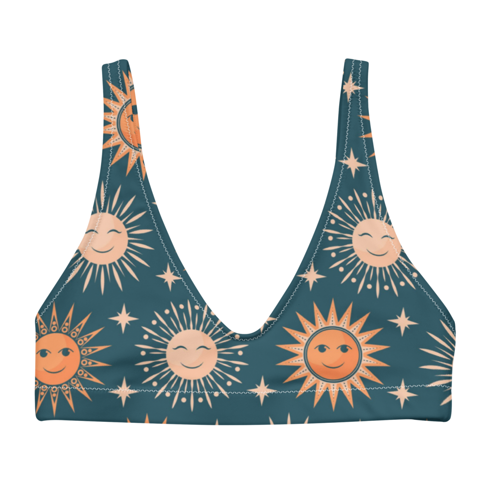 Esdushi Surf clothing - Surf Bikini Top - Sunbeam Sparkle - - 