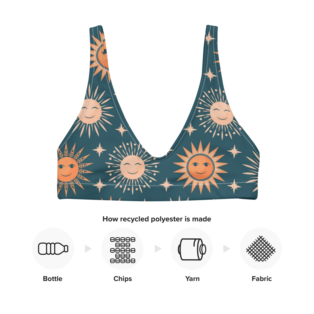 Esdushi Surf clothing - Surf Bikini Top - Sunbeam Sparkle - - 