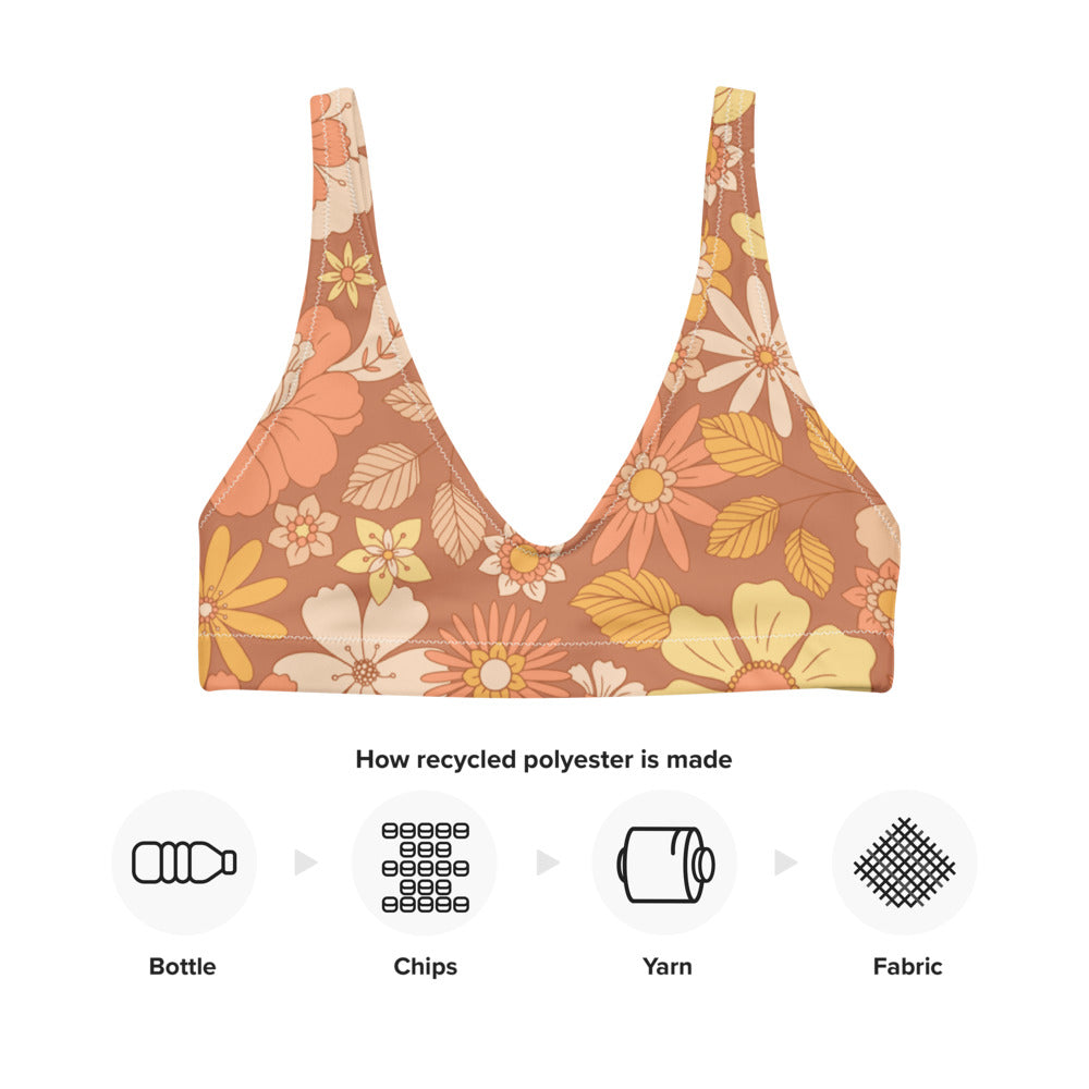 Esdushi Surf clothing - Surf Bikini Top - Sunset Glow - - 