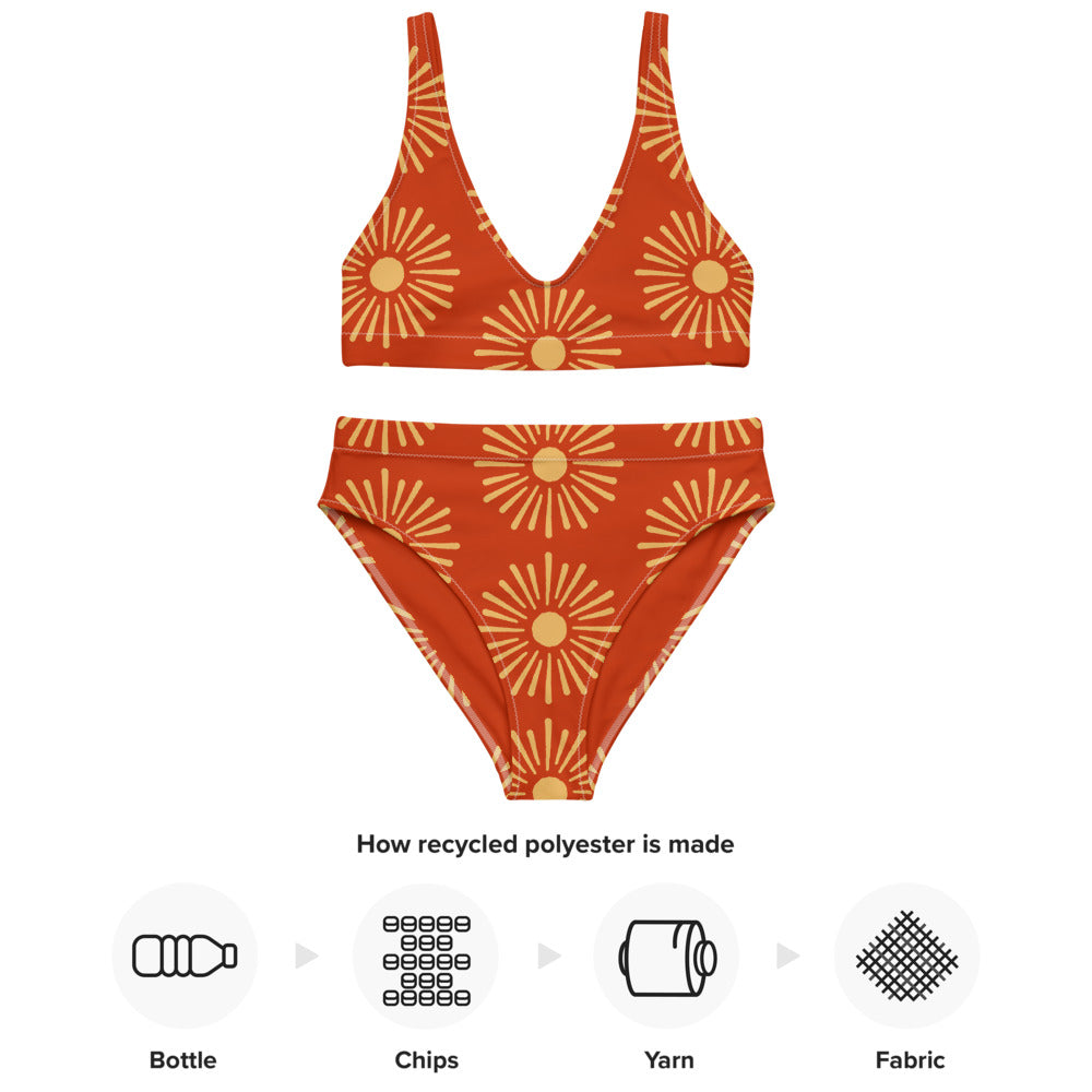 Esdushi Surf clothing - Surf Bikini Top - Sunset Session - - 
