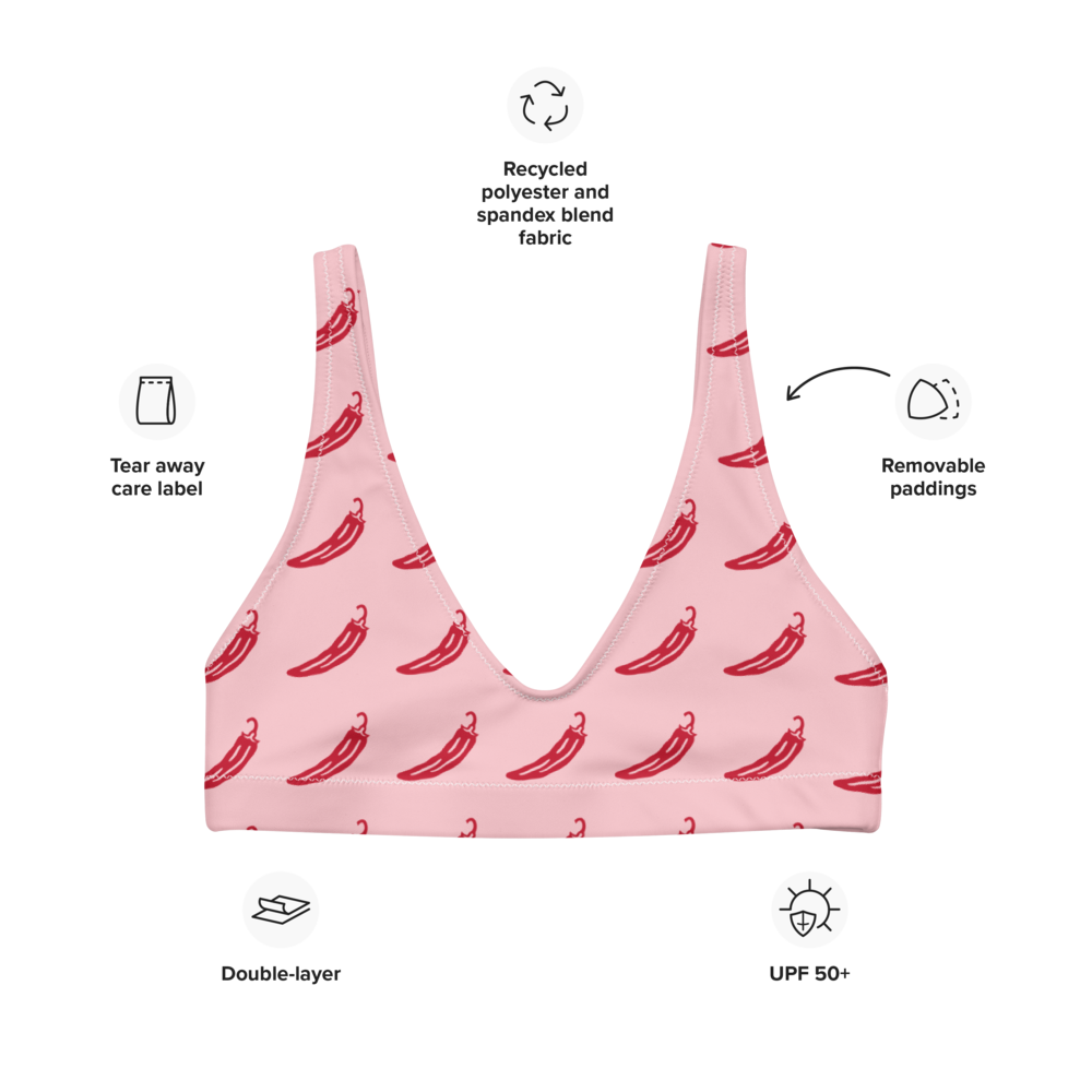 Esdushi Surf clothing - Surf Bikini Top - Sweet & Spicy - - 