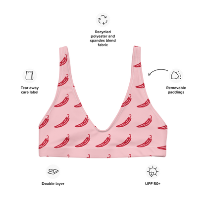 Esdushi Surf clothing - Surf Bikini Top - Sweet & Spicy - - 