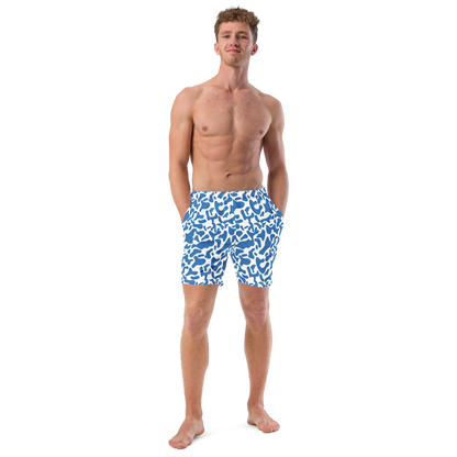 Esdushi Surf clothing - Surf Swim Shorts - Aventura Azul - - 