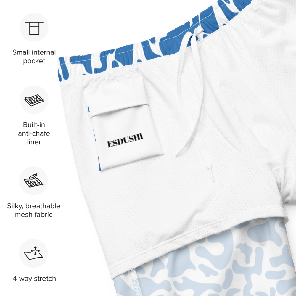Esdushi Surf clothing - Surf Swim Shorts - Aventura Azul - - 