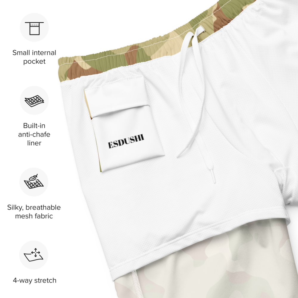 Esdushi Surf clothing - Surf Swim Shorts - Camu Surf - - 