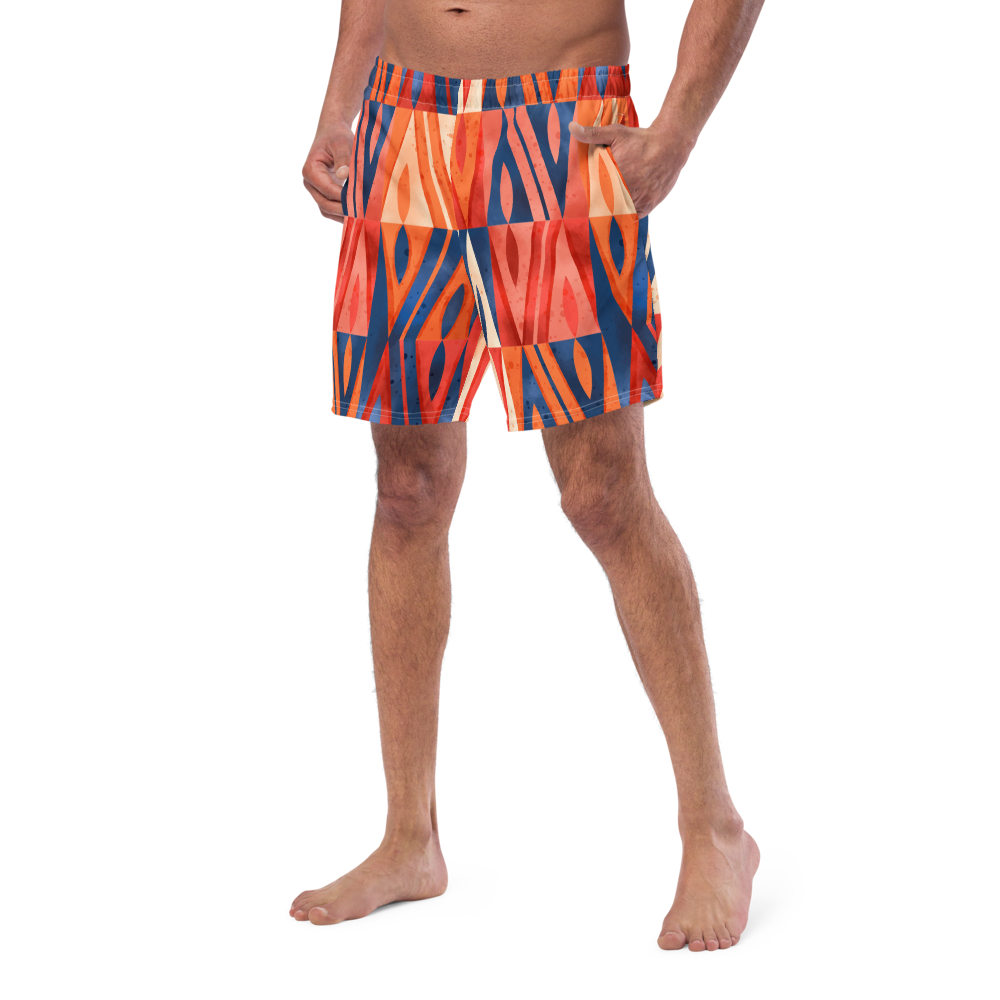 Esdushi Surf clothing - Surf Swim Shorts - Coral Crash - - 
