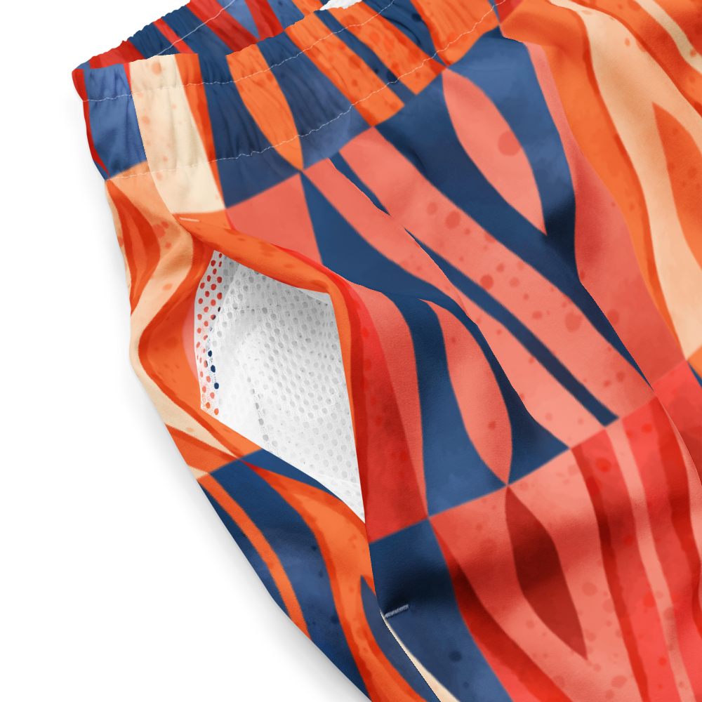 Esdushi Surf clothing - Surf Swim Shorts - Coral Crash - - 