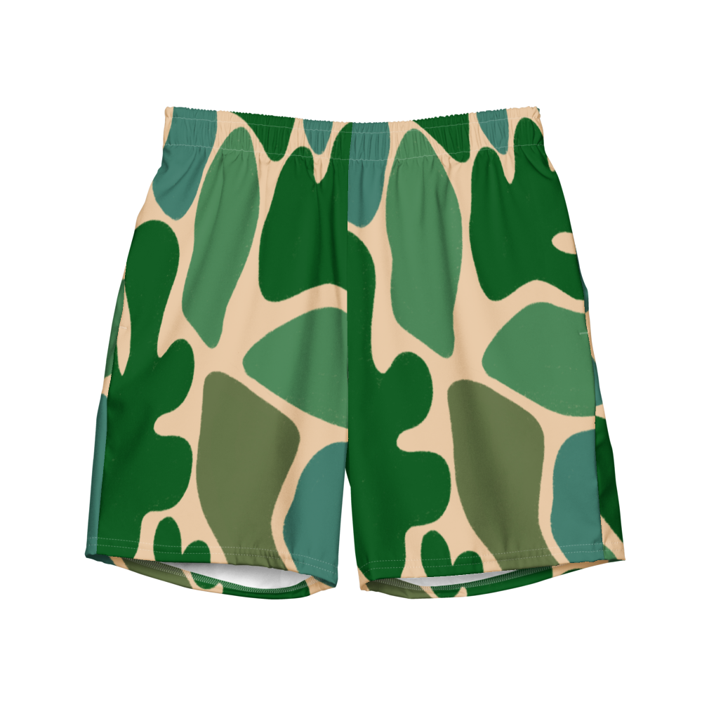 Esdushi Surf clothing - Surf Swim Shorts - Sea Moss - 2XS - 