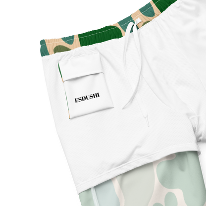 Esdushi Surf clothing - Surf Swim Shorts - Sea Moss - - 