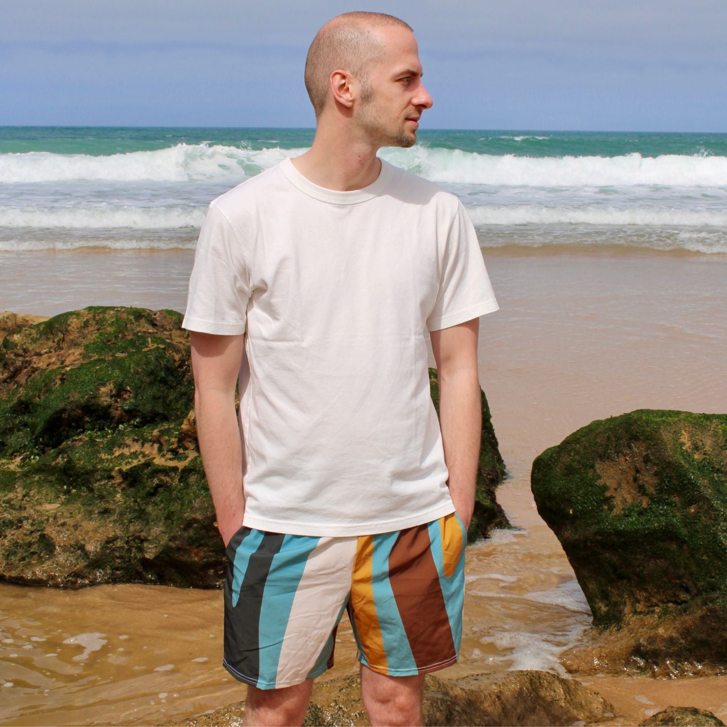 Esdushi Surf clothing - Surf Swim Shorts - Wave Walker - - 