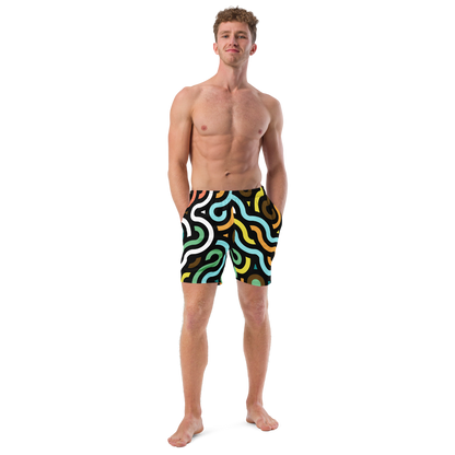 Esdushi Surf clothing - Surf Swim Shorts - Wave Wanderer - - 