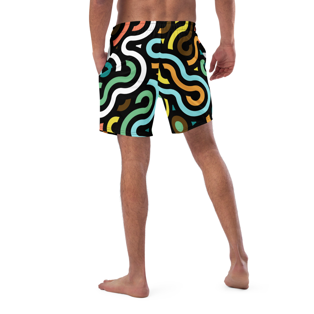 Esdushi Surf clothing - Surf Swim Shorts - Wave Wanderer - - 