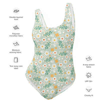 Esdushi Surf clothing - Surf Swimsuit - Flores Esmeralda - - 