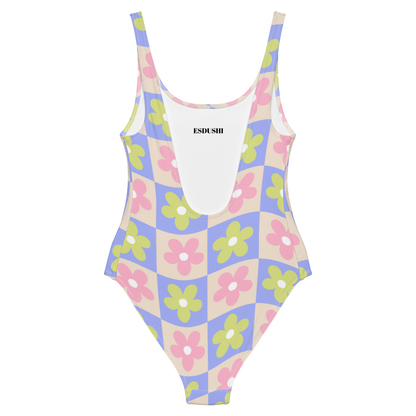 Esdushi Surf clothing - Surf Swimsuit - Groovy Gardenia - - 