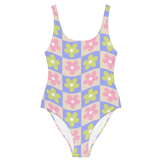 Esdushi Surf clothing - Surf Swimsuit - Groovy Gardenia - XS - 