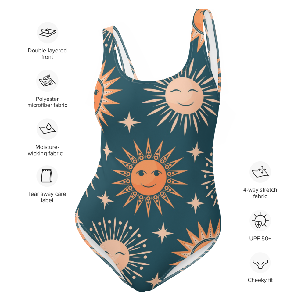 Esdushi Surf clothing - Surf Swimsuit - Sunbeam Sparkle - - 