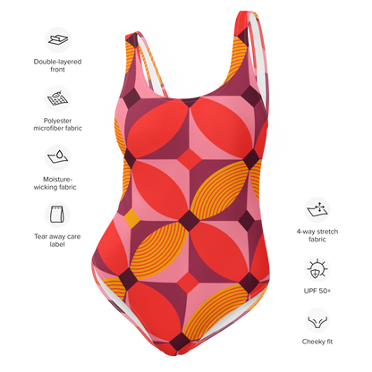 Esdushi Surf clothing - Surf Swimsuit - Tropical Tango - - 