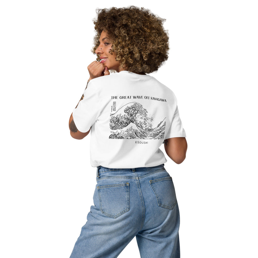 Esdushi Surf clothing - Surf T-Shirt - Kanagawa Wave - - 
