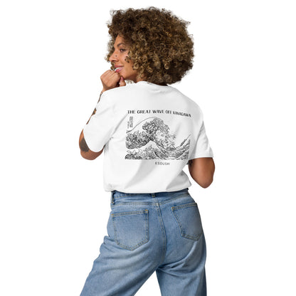 Esdushi Surf clothing - Surf T-Shirt - Kanagawa Wave - - 