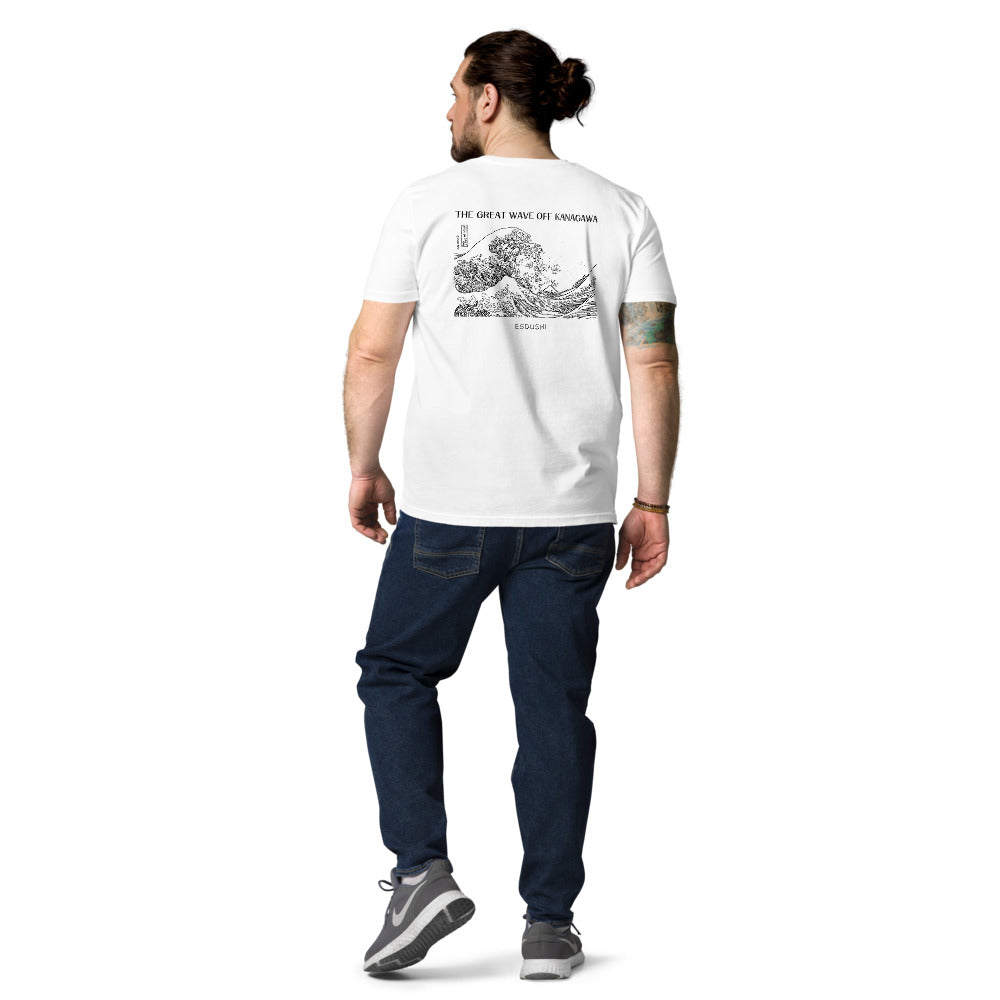 Esdushi Surf clothing - Surf T-Shirt - Kanagawa Wave - - 