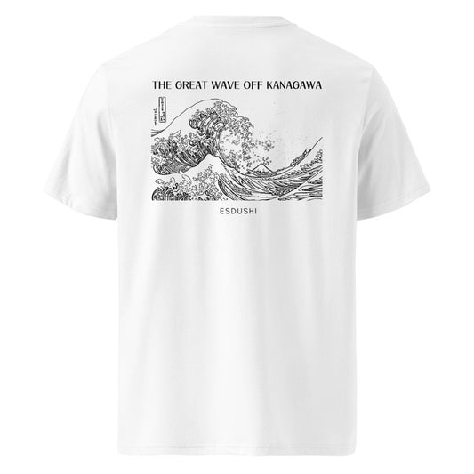 Esdushi Surf clothing - Surf T-Shirt - Kanagawa Wave - - 