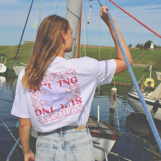 Esdushi Surf clothing - Surf T-Shirt - Que Onda - - 