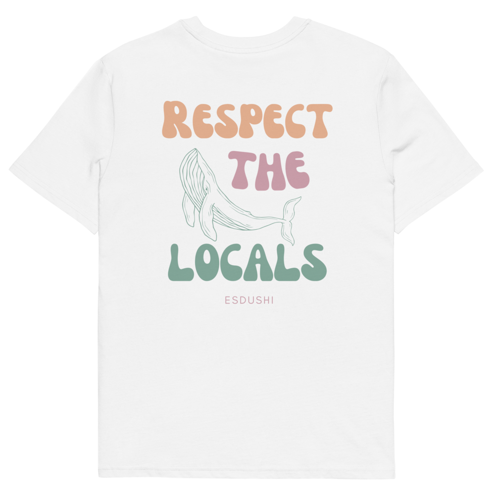 Esdushi Surf clothing - Surf T-Shirt - Respect The Locals - - 