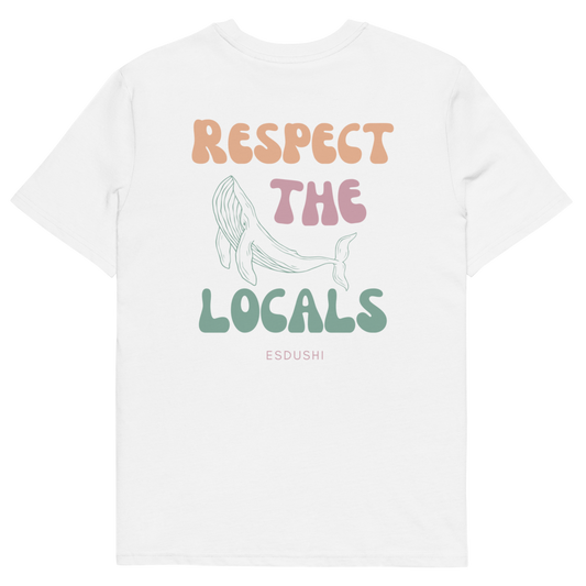 Esdushi Surf clothing - Surf T-Shirt - Respect The Locals - - 