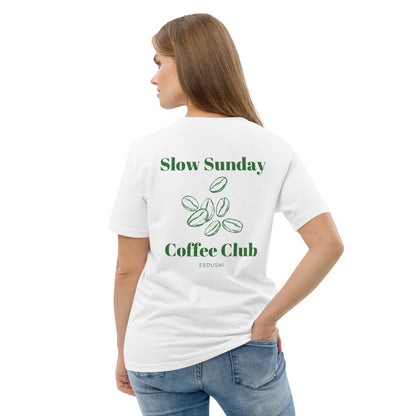 Esdushi Surf clothing - T-Shirt - Sunday Coffee Club - - 
