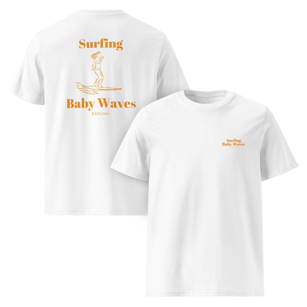 Esdushi Surf clothing - T-Shirt - Surfing Baby Waves - XS - 