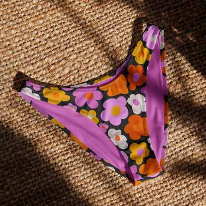 Esdushi Surf clothing - V-cut Bikini Bottom - Botanical Bloom - - 