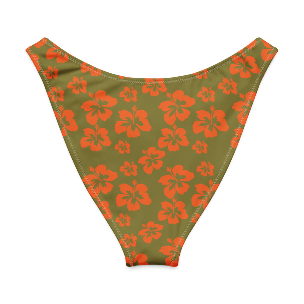 Esdushi Surf clothing - V-cut Bikini Bottom - Hula Heat - - 
